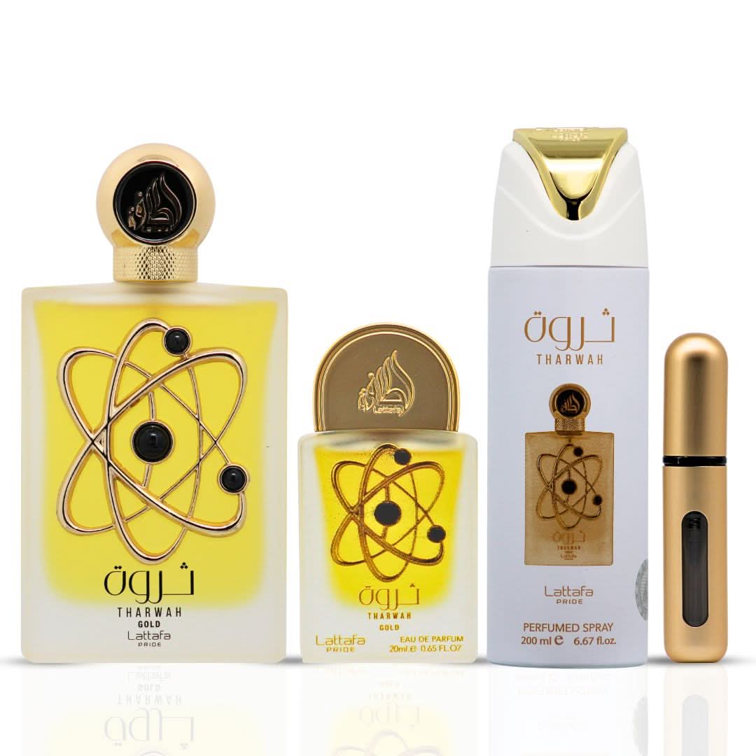 LATTAFA THARWAH GOLD GIFT SET