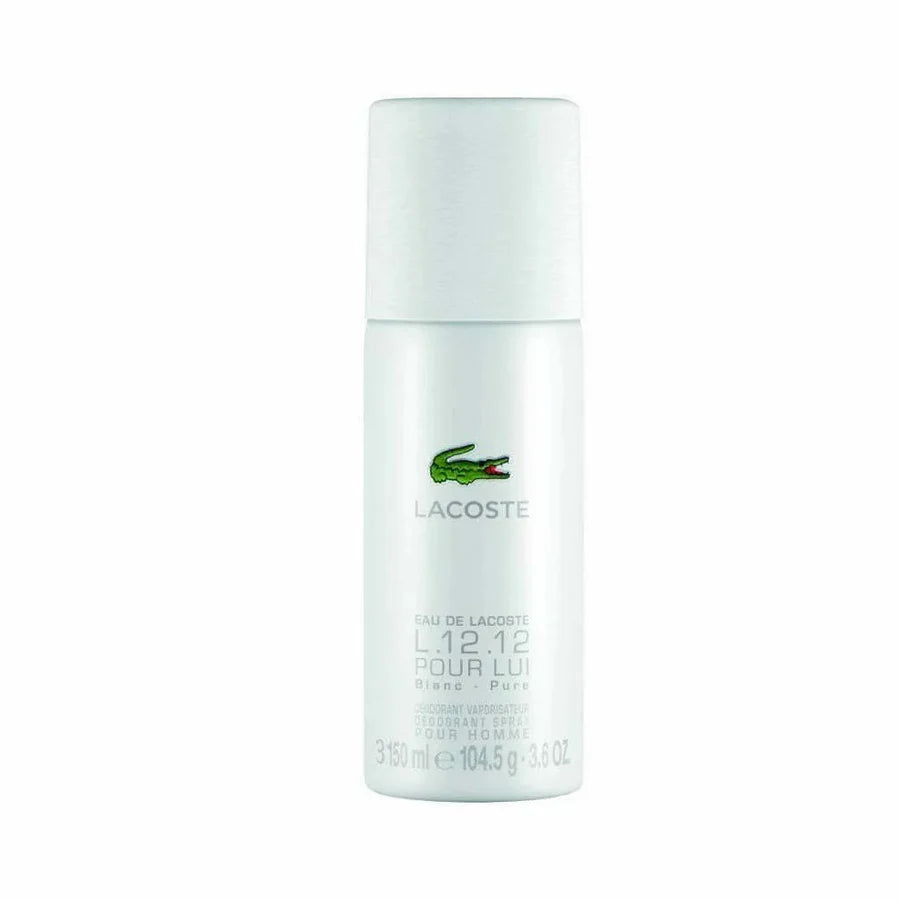 Lacoste L 12.12 Eau De Lacoste Blanc Pure White For Men Deo (150ml)